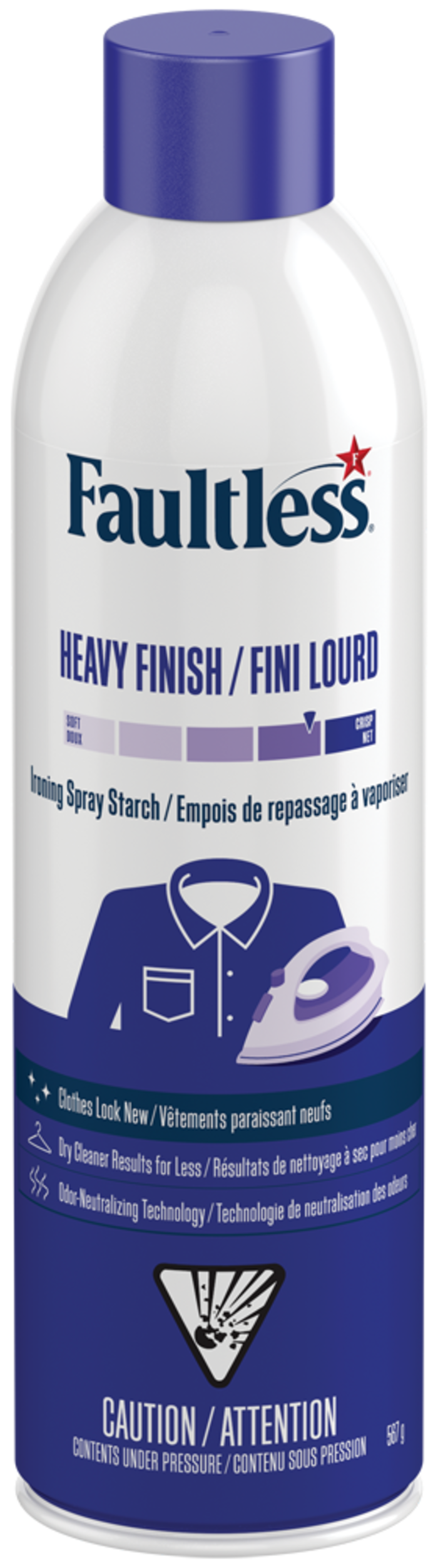 Faultless Heavy Finish Ironing Spray Starch
