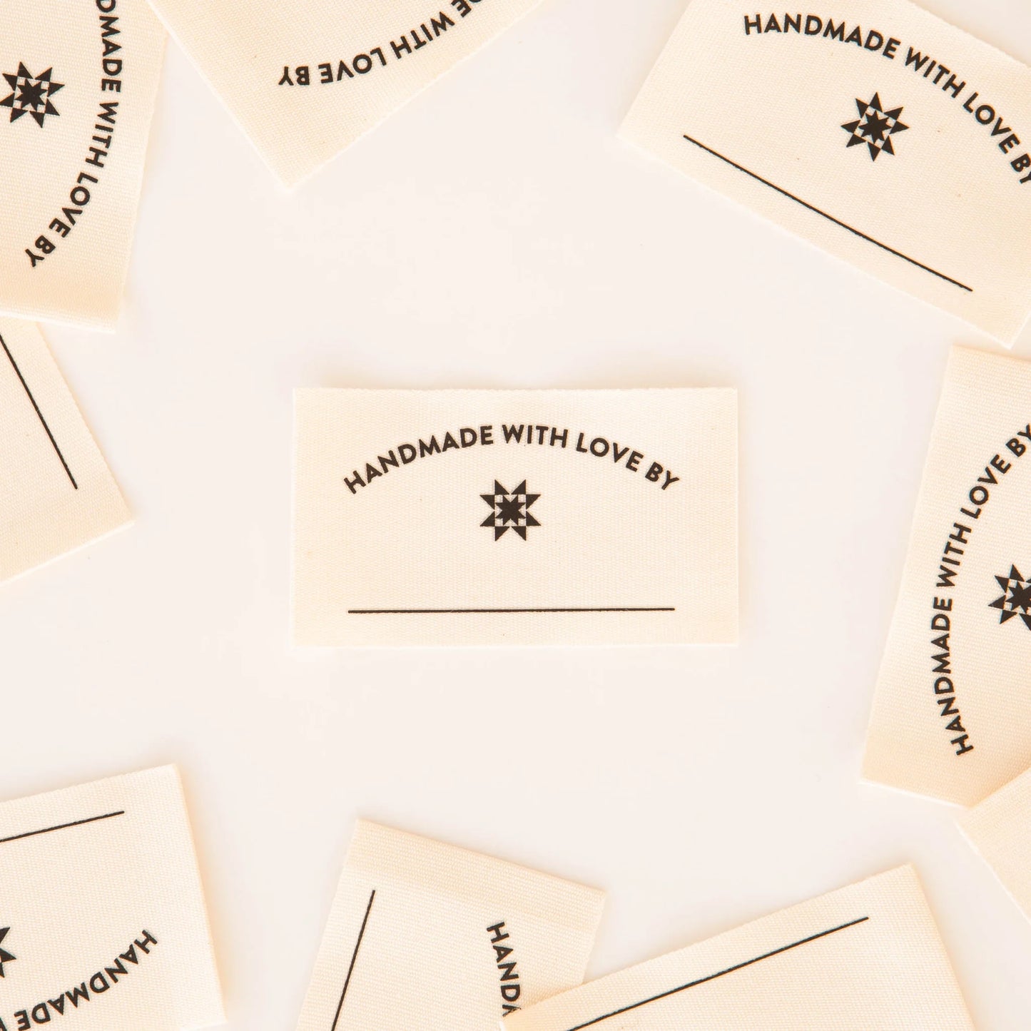 Organic Cotton Labels | Handmade With Love By