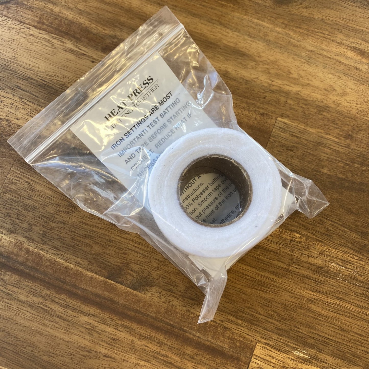 Heat Press Batting Together