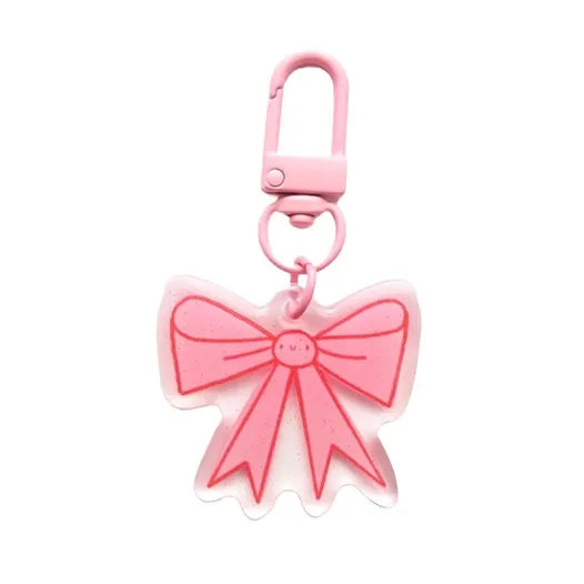 Zipper Charm | Pink Bow