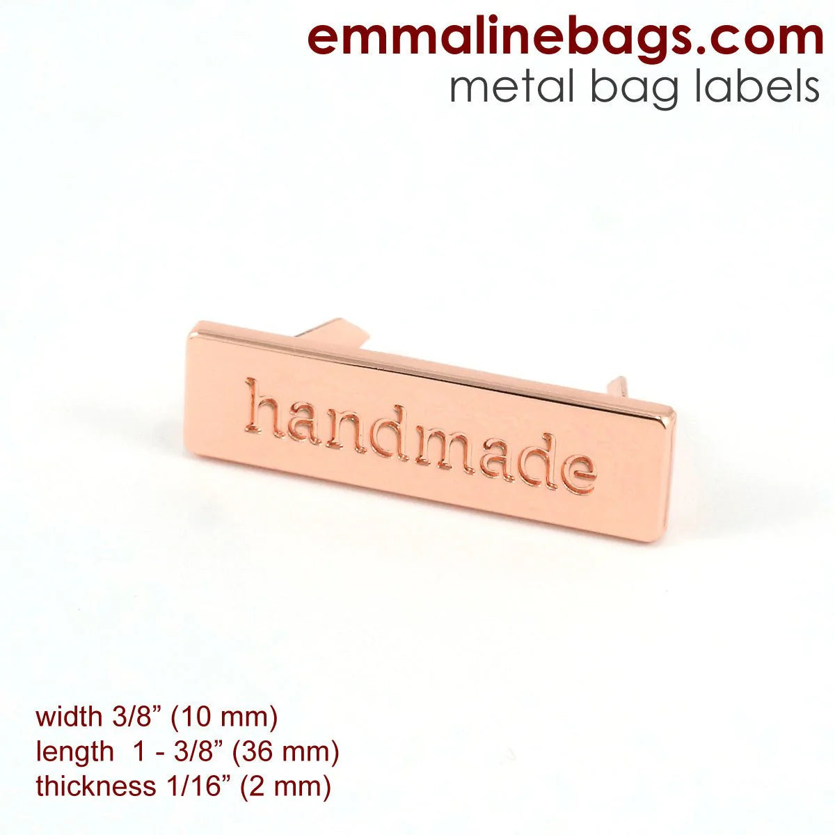 "handmade" Bag Label | Various Colours