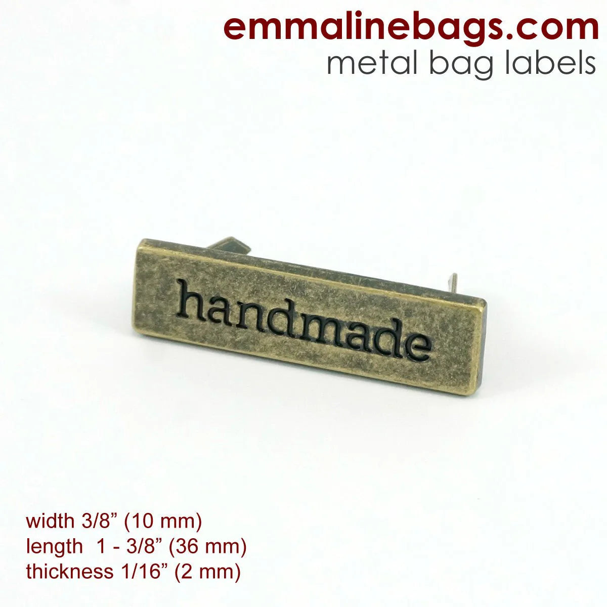 "handmade" Bag Label | Various Colours