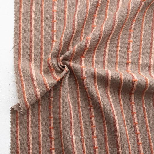 Monarch Grove Wovens | Ladder Stripe - Mushroom