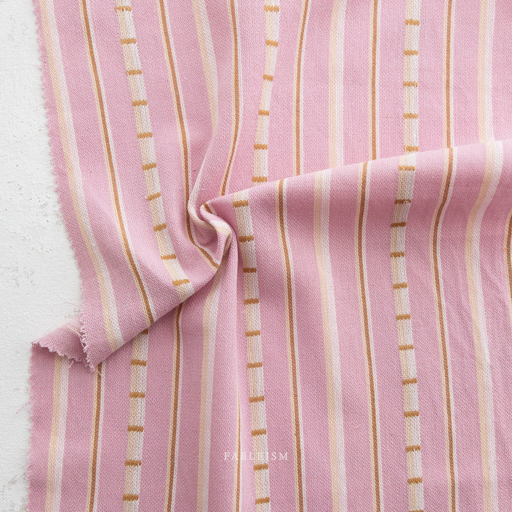 Monarch Grove Wovens | Ladder Stripe - Pink Blossom