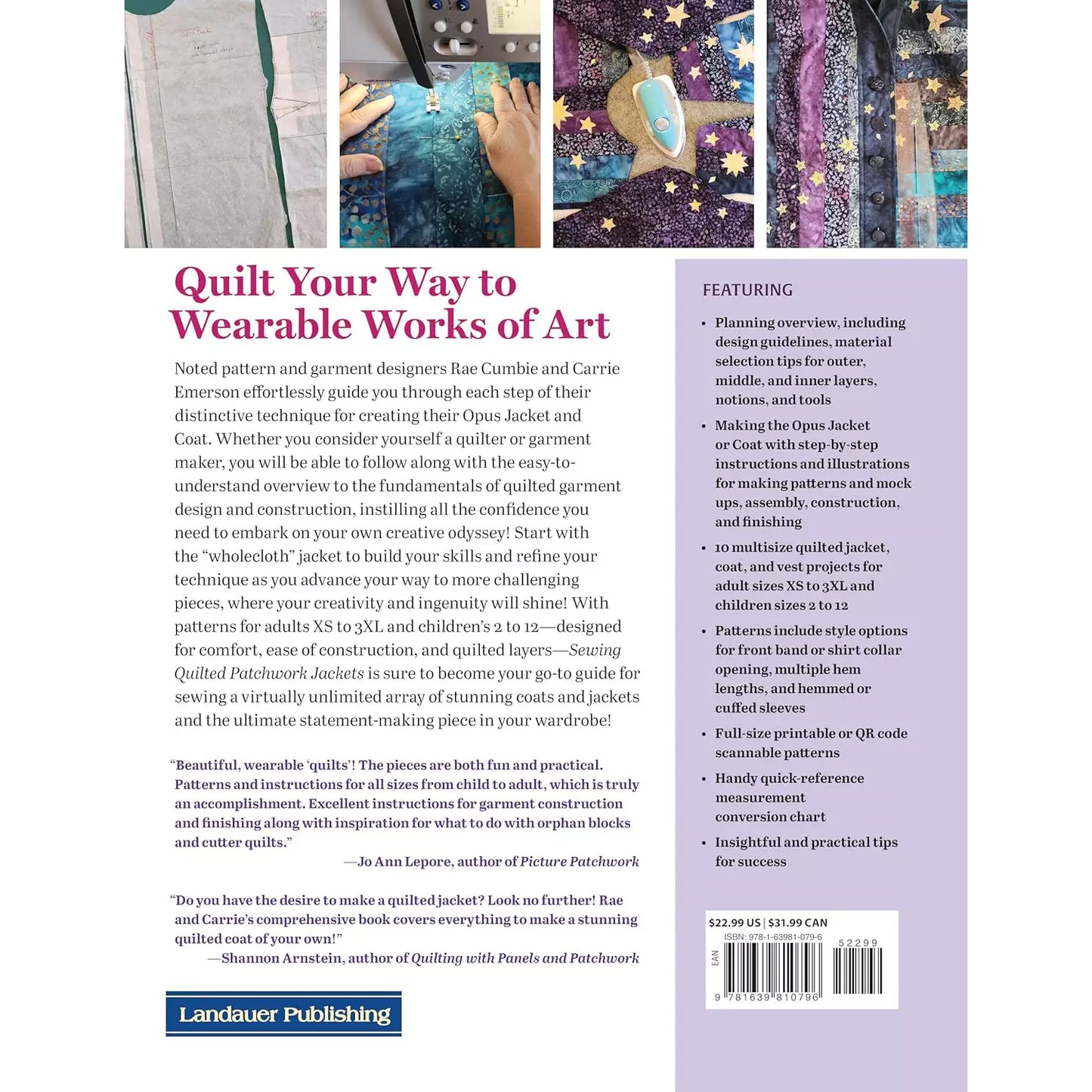 Patchwork Jackets by Rae Cumbie and Carrie Emerson