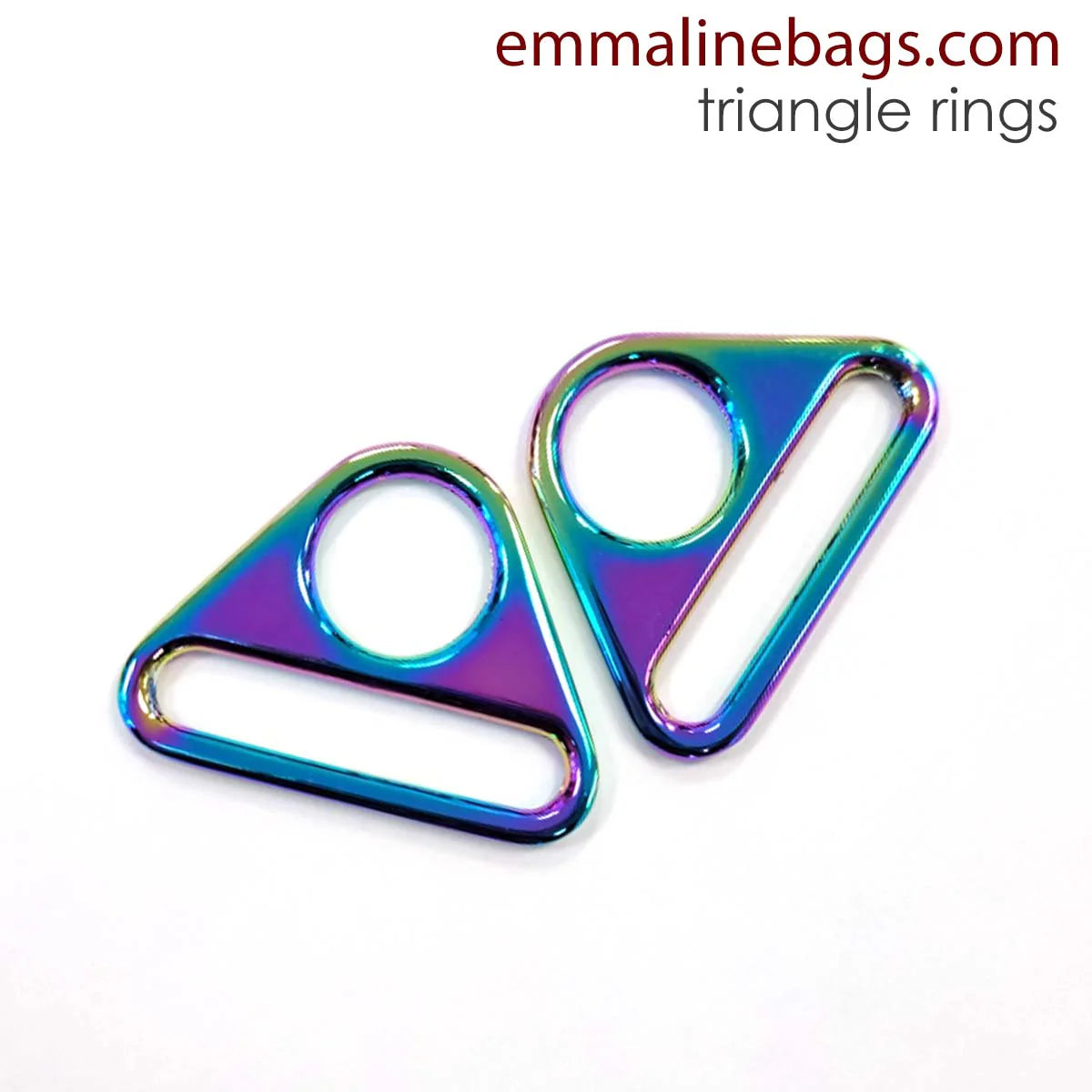 1½" Triangle Rings | Various Colours