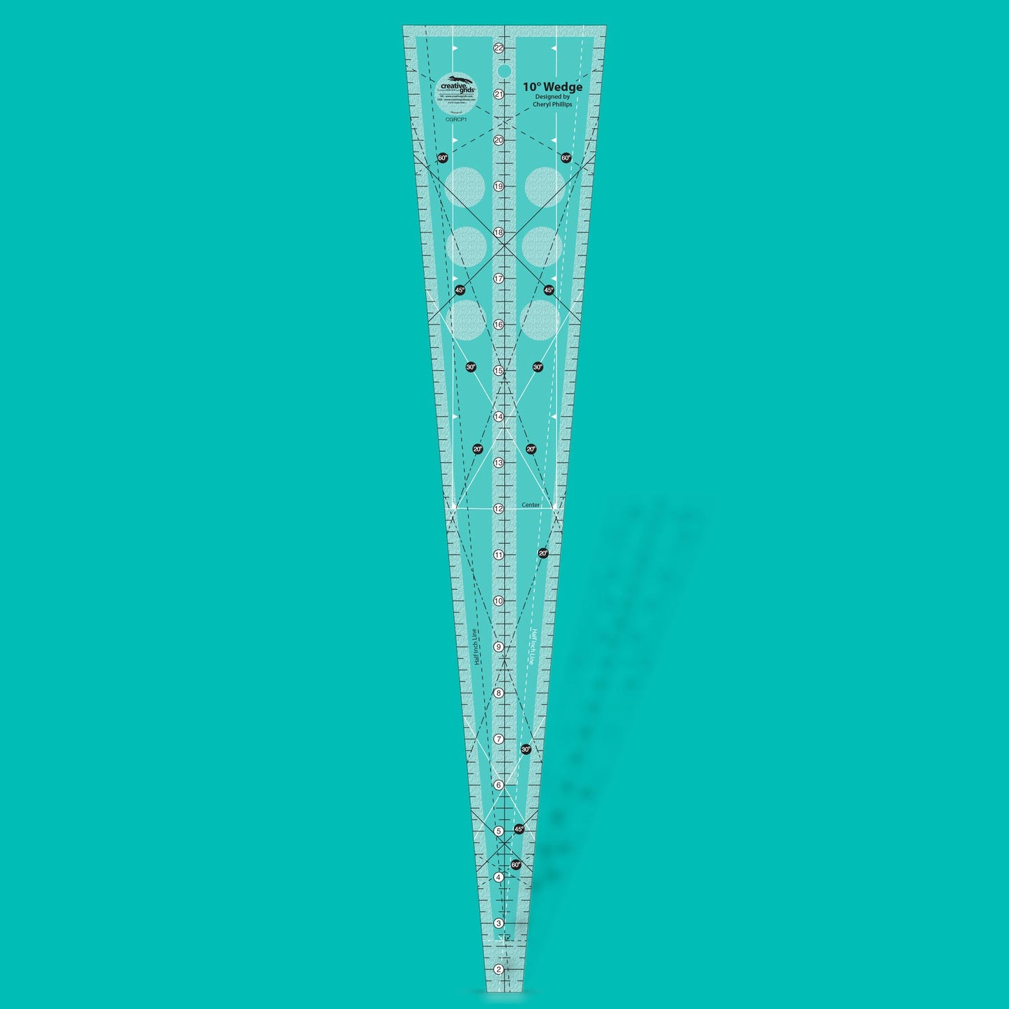 Creative Grids 10 Degree Wedge Ruler