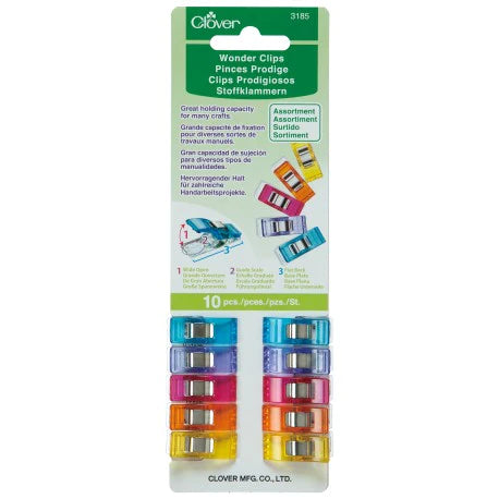 Clover Wonder Clips | Assorted Colours
