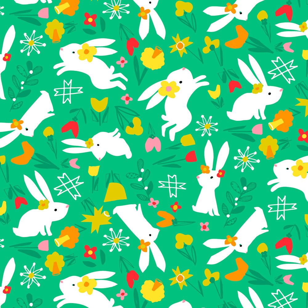 Spring Alphabet - Green