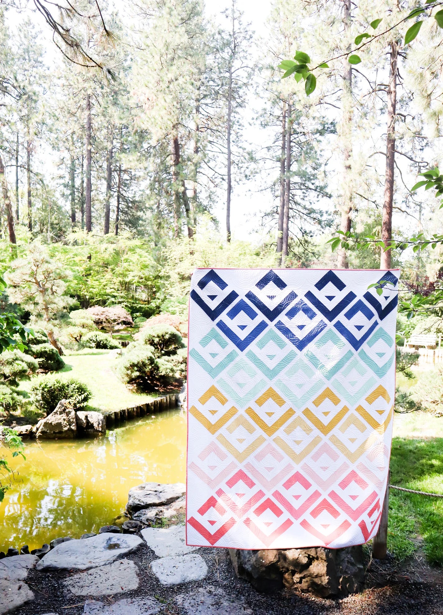 Cotton and Joy -  Cabin Valley Quilt Pattern