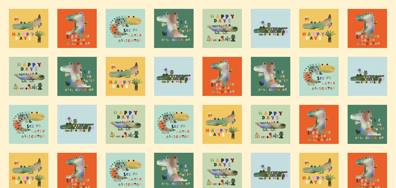 See Ya Later Alligator | Multi Panel