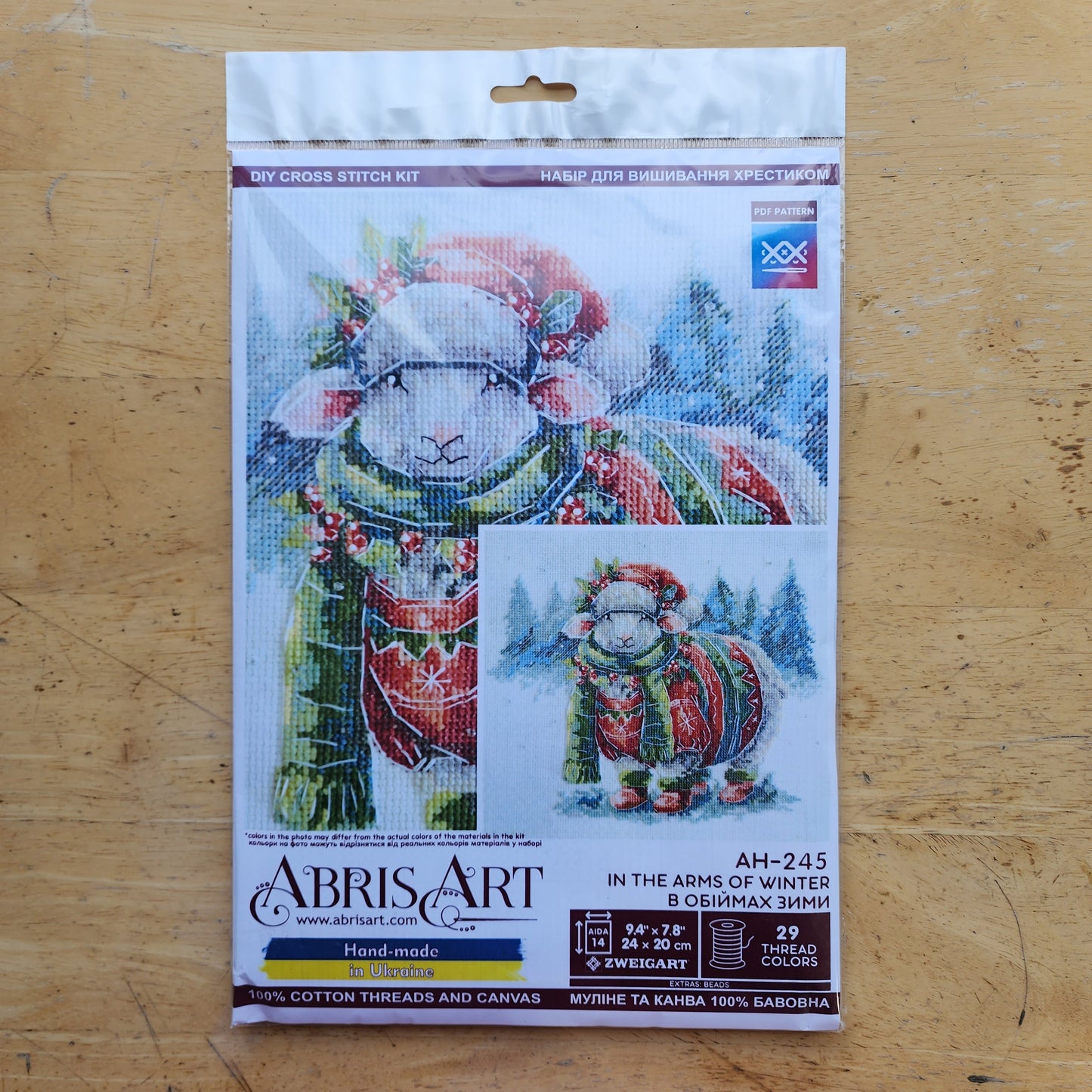 In the Arms of Winter | Cross Stitch Kit