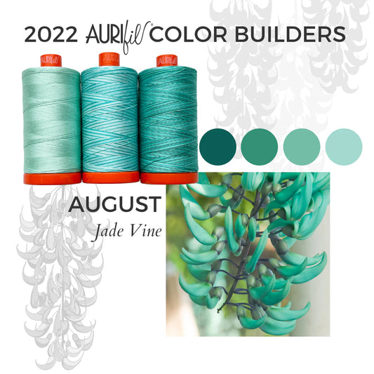 Aurifil | Jade Vine Colour Builder 3pc