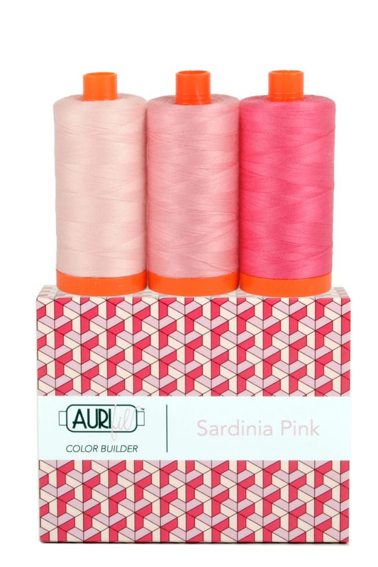 Aurifil | Sardinia Pink Colour Builder 3pc