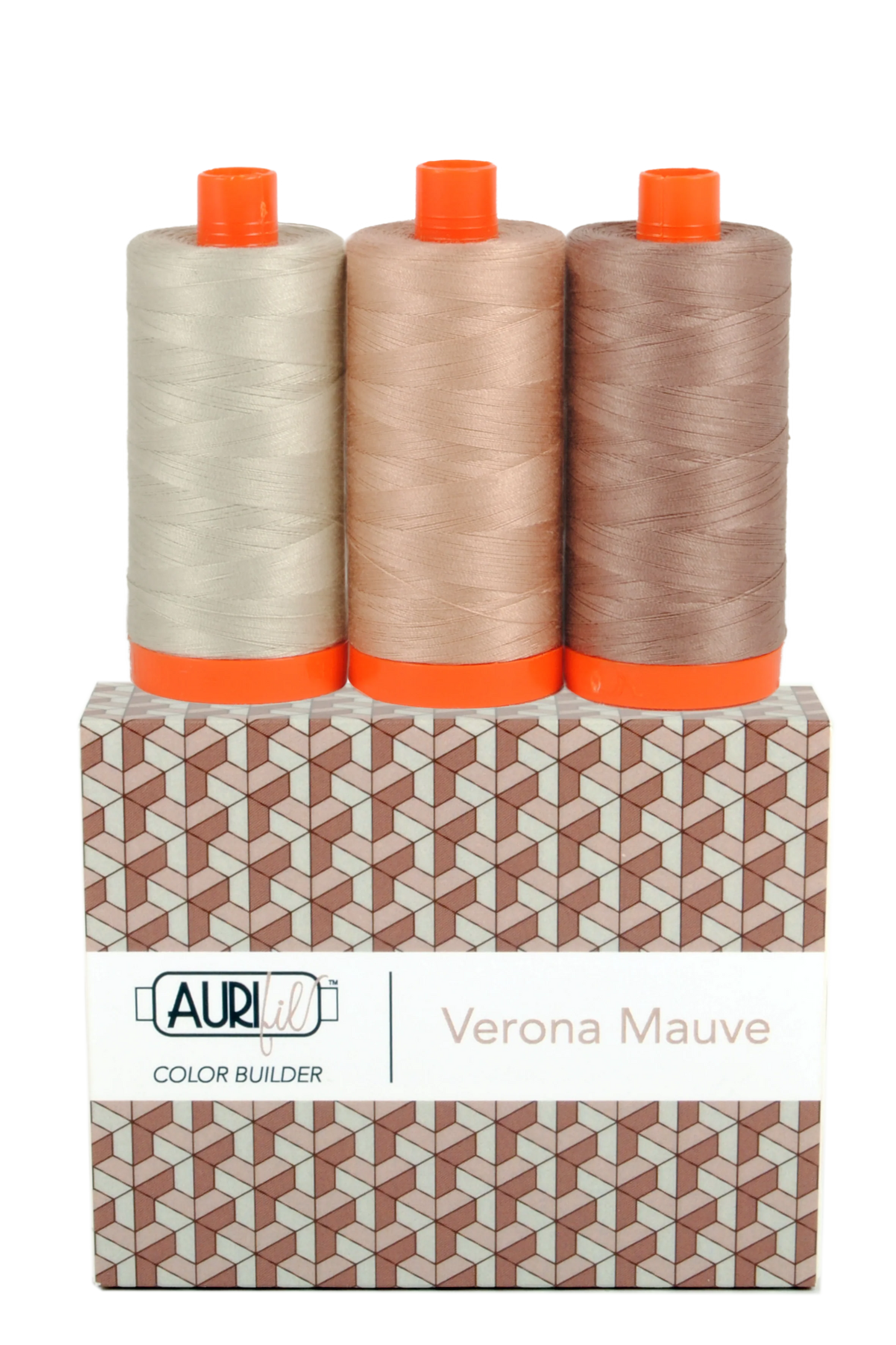 Aurifil | Verona Mauve Colour Builder 3pc