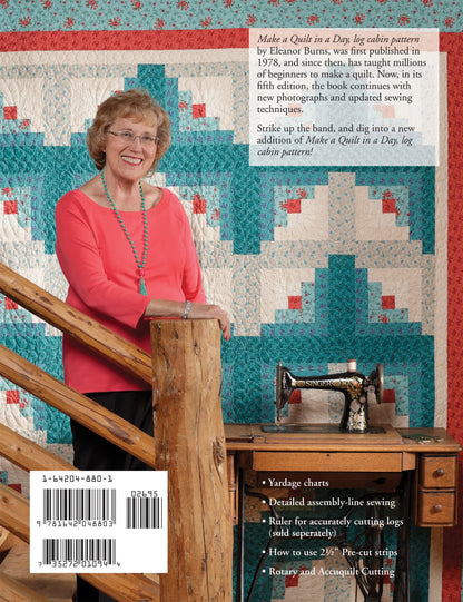 Eleanor Burns | Make a Quilt in a Day Log Cabin Pattern Book *pre-order