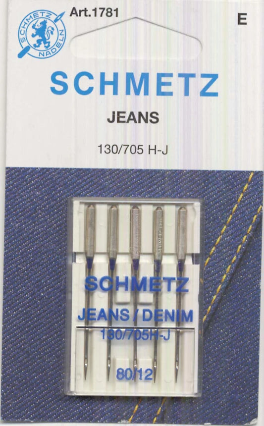Schmetz Denim/Jeans Machine Needle Size 80/12