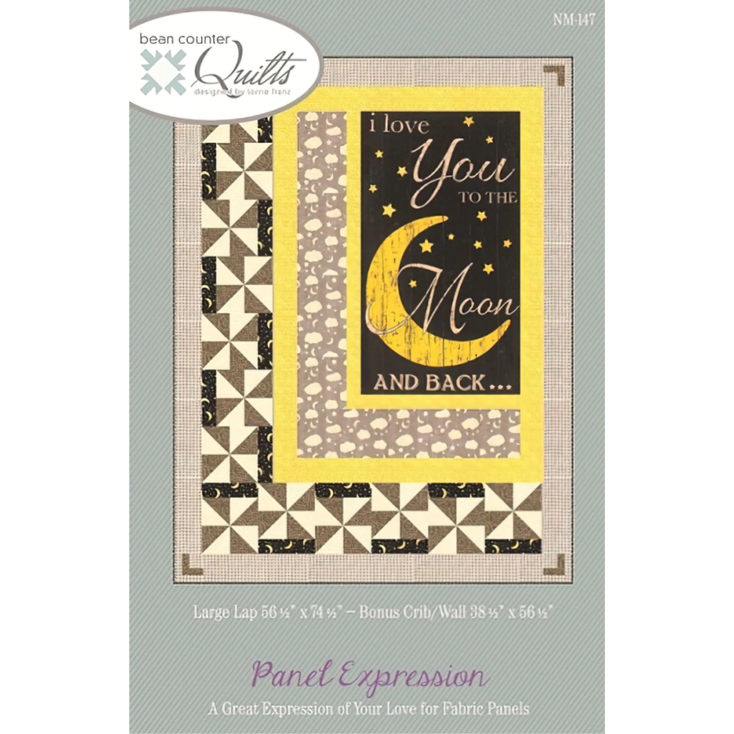 Bean Counter Quilts | Panel Quilt Pattern | Panel Expression