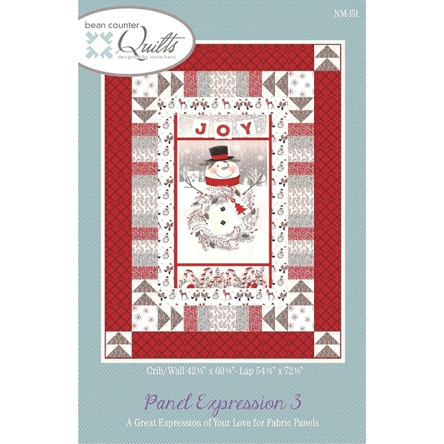 Bean Counter Quilts | Panel Quilt Pattern | Panel Expression 3