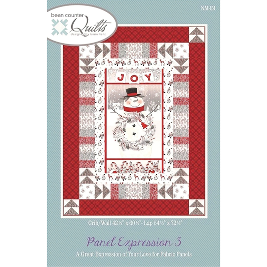 Bean Counter Quilts | Panel Quilt Pattern | Panel Expression 3