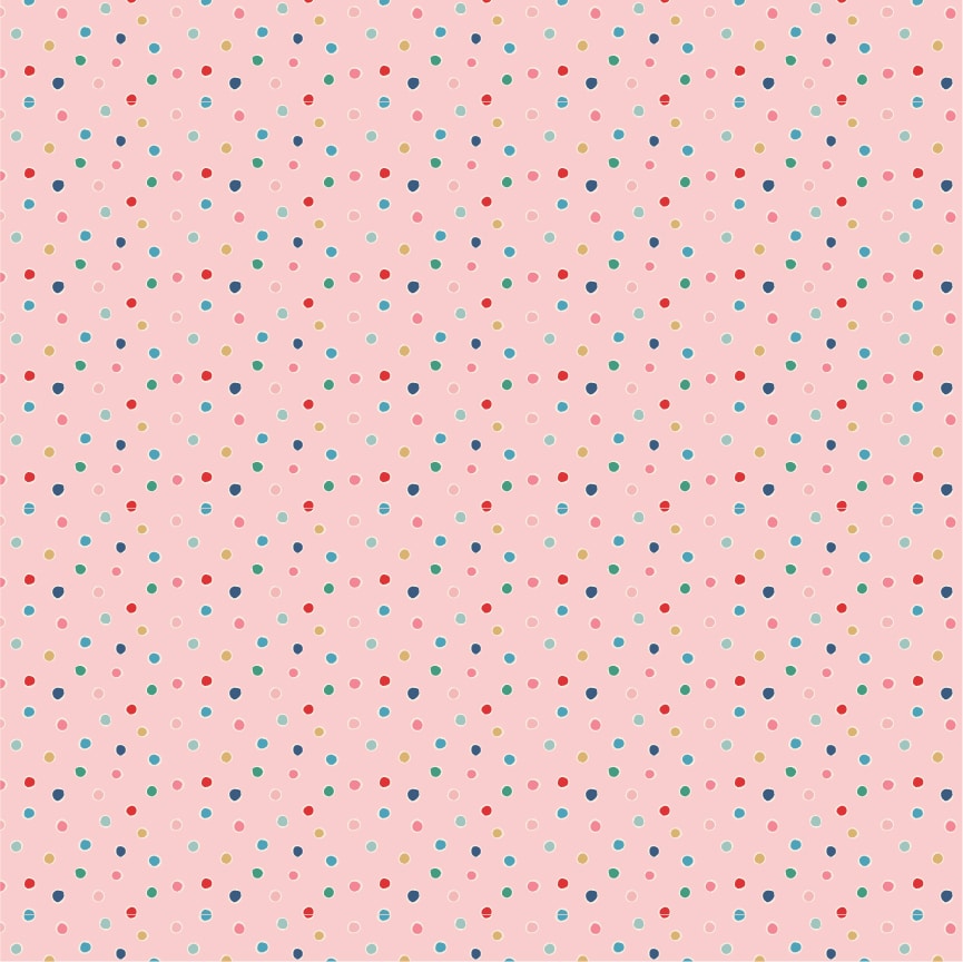 Oh What Fun | Snow Dots - Pink