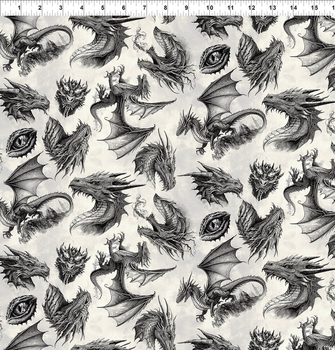 Dragons Emerald Reign Fat Quarter Stack | 7 FQ