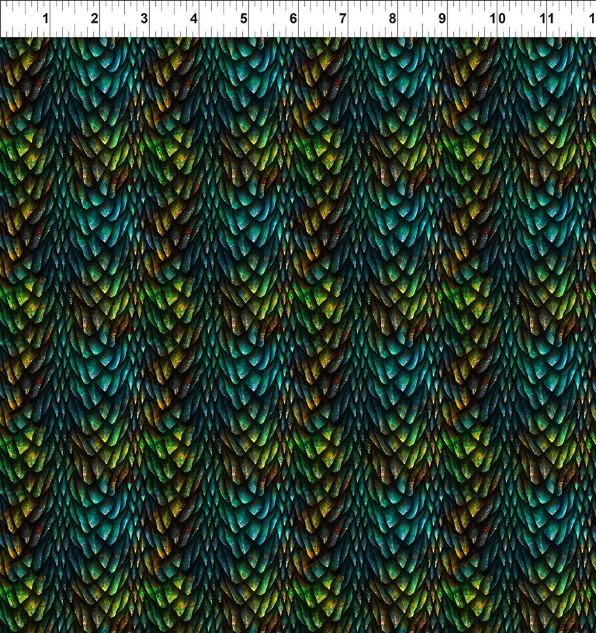 Dragons Emerald Reign Fat Quarter Stack | 7 FQ