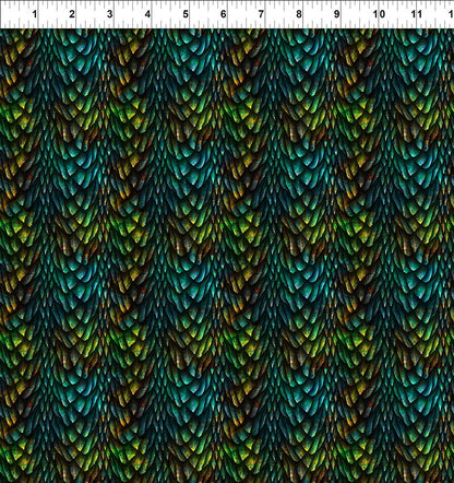 Dragons Emerald Reign Fat Quarter Stack | 7 FQ