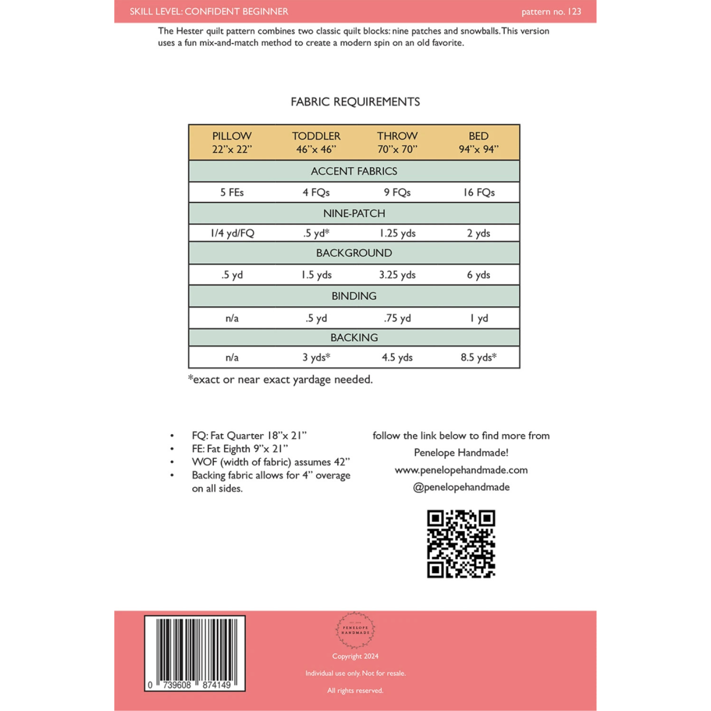 Penelope Handmade | Hester