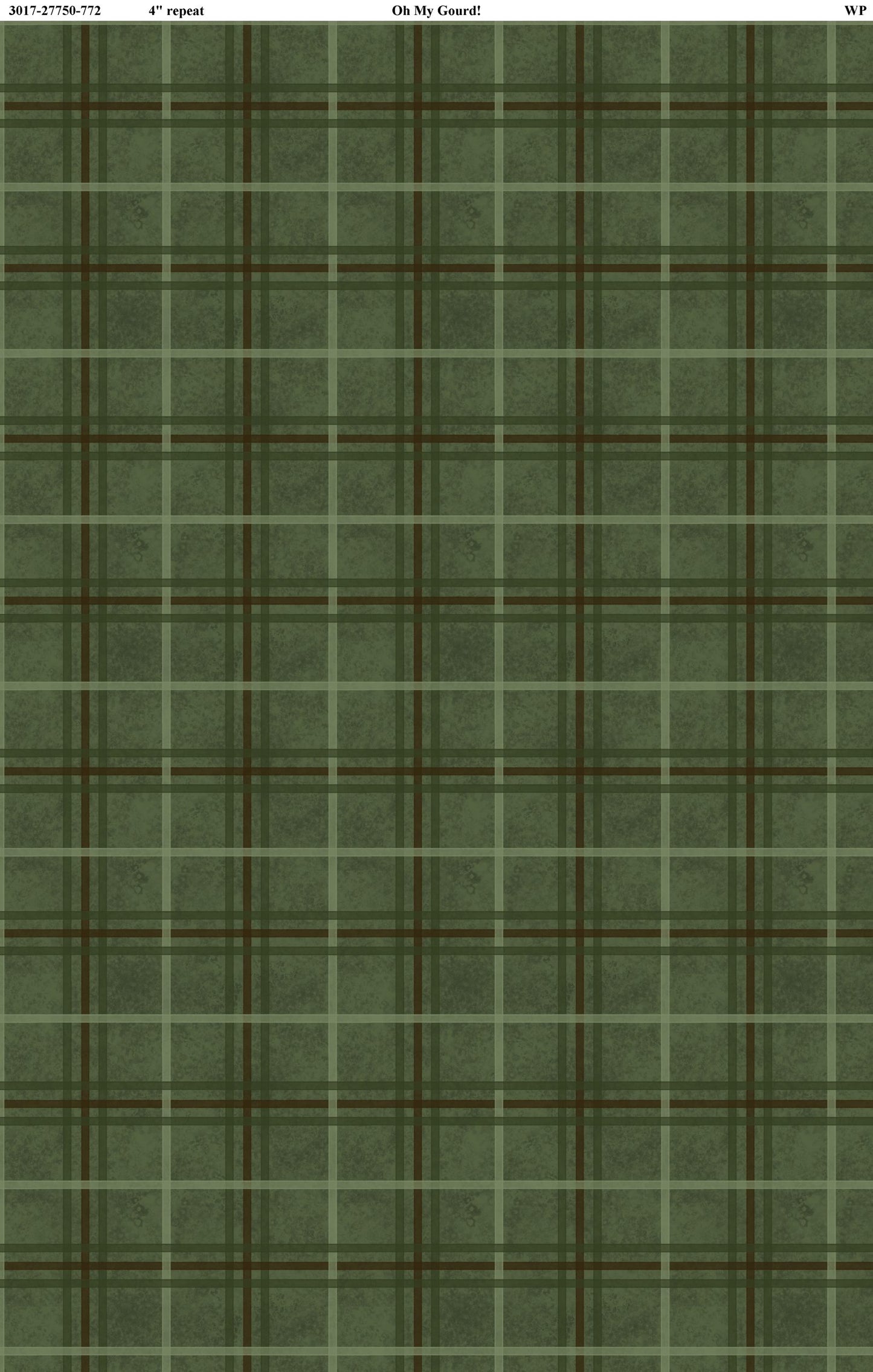 Oh My Gourd | Plaid Green