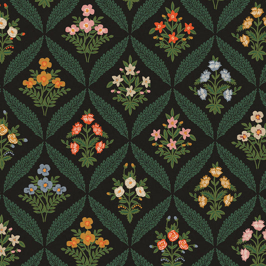 Dahlia | Estee Garden Canvas in Black Multi