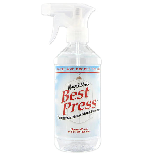 Mary Ellen's Best Press Starch Spray for Ironing, 20 Sewing Clips 