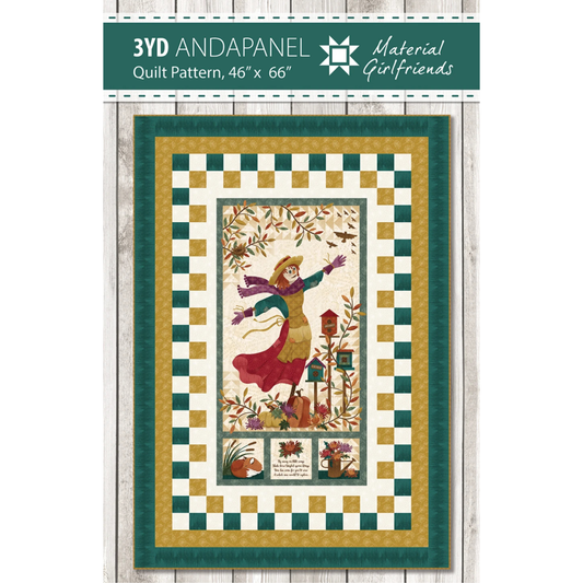 Material Girlfriends | 3YD Quilt Pattern | Andapanel