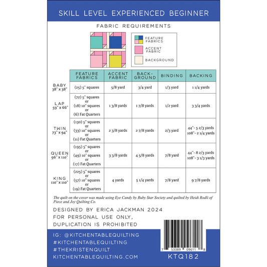 Kitchen Table Quilting | The Kristen Quilt