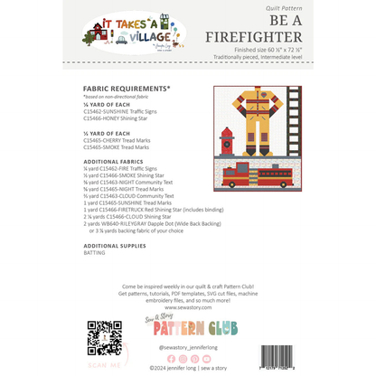 Sew a Story | Be a Firefighter