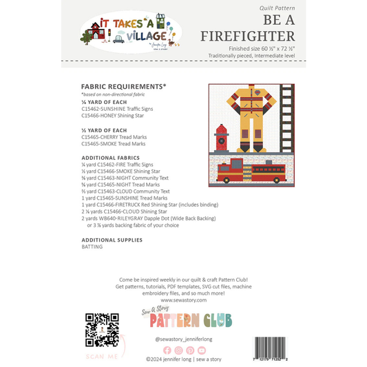 Sew a Story | Be a Firefighter