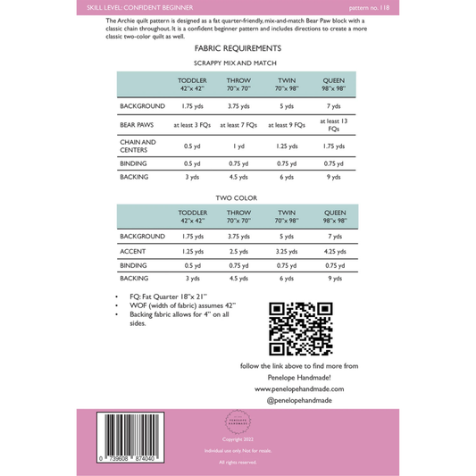 Penelope Handmade | Archie