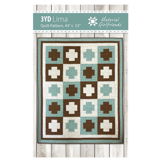 Material Girlfriends | 3YD Quilt Pattern | Lima