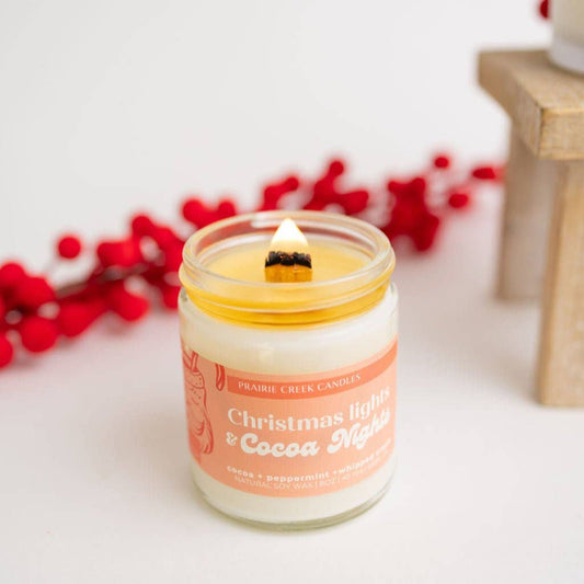 Christmas Lights & Coca Nights | Soy Wax Candle | Winter Collection