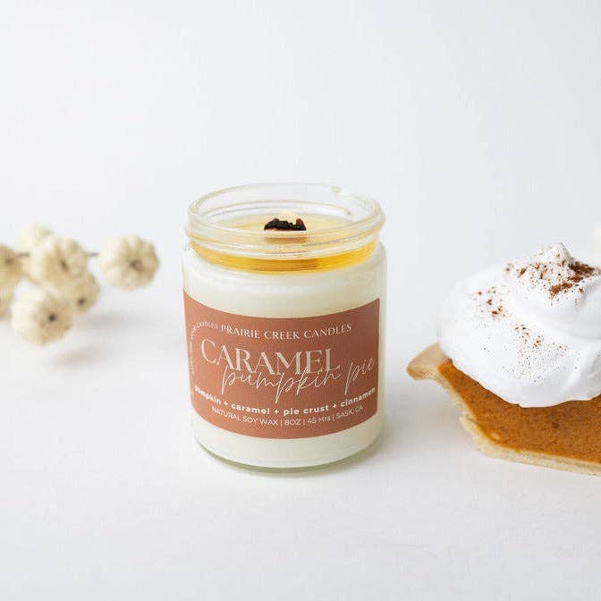 Caramel Pumpkin Pie | Non Toxic Soy Candle | Fall Collection