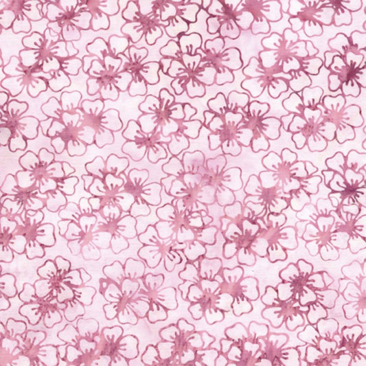 Cherry Blossom Batiks | Large Blossoms - Red Shell *PRE-ORDER