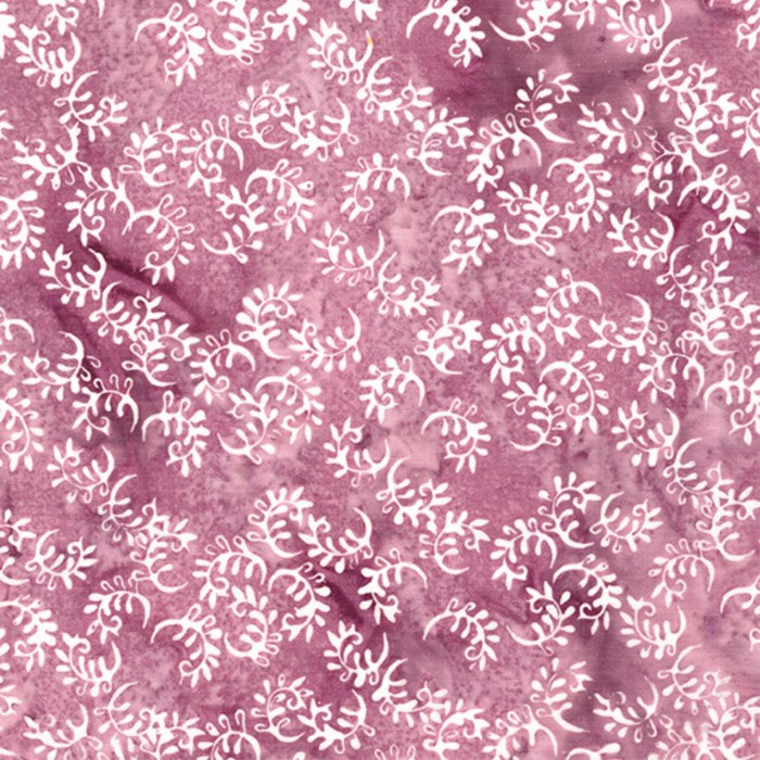 Cherry Blossom Batiks | Vine Swirl - Pink Begonia *PRE-ORDER