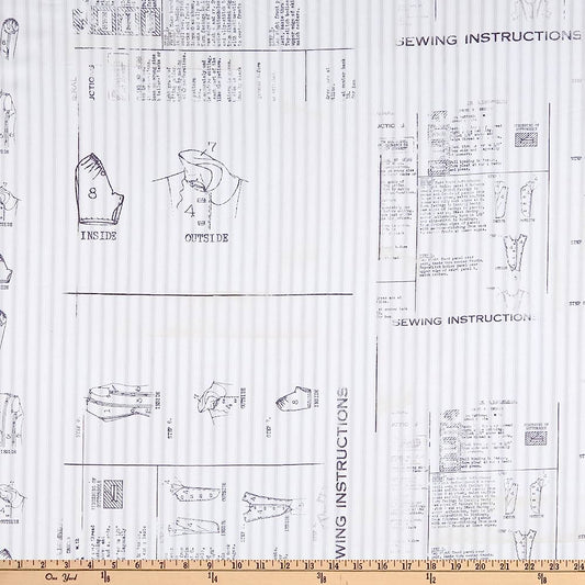 Monochrome|  Sewing Instructions - Linen