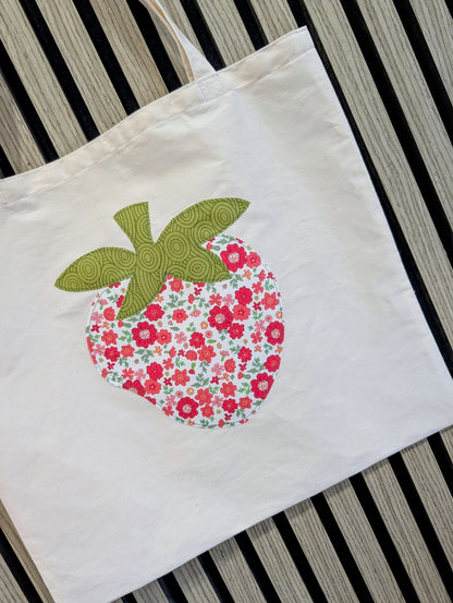 Small Sew | Strawberry Market Tote