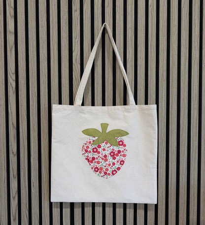 Small Sew | Strawberry Market Tote