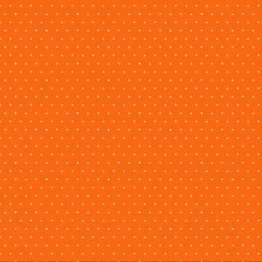 Joyful June | Ditsy Hearts Orange