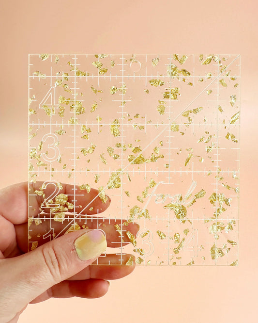 Quilting Ruler | 4.5" Golden