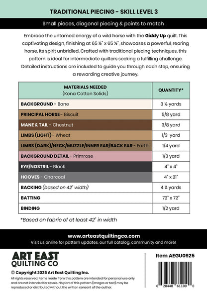 Art East Quilting Co. | Giddy Up!