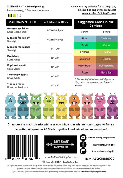 Art Ease Quilting Co. | The Monster Mash