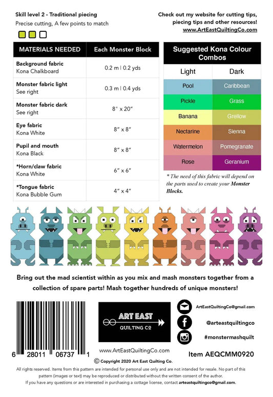 Art Ease Quilting Co. | The Monster Mash